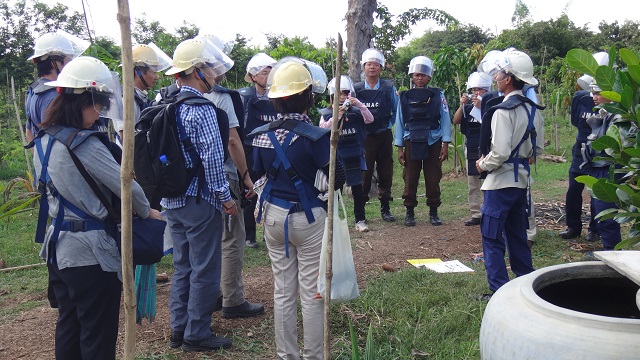 識別回収見学